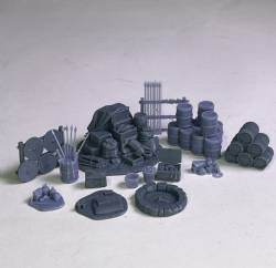 Viking Camp scatter terrain